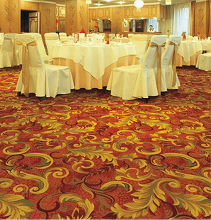 High Quality Imported Machine Made Nylon Printed Hotel Carpet