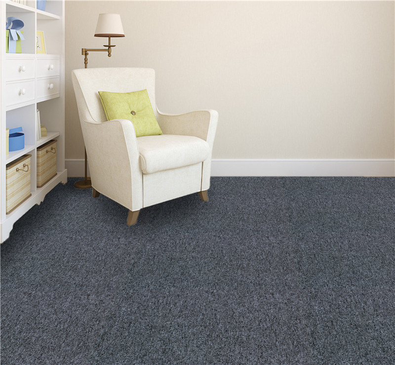 Hot Sale Plain Color Polypropylene Carpet Tiles 50cm*50cm Commercial Office Carpet Tiles