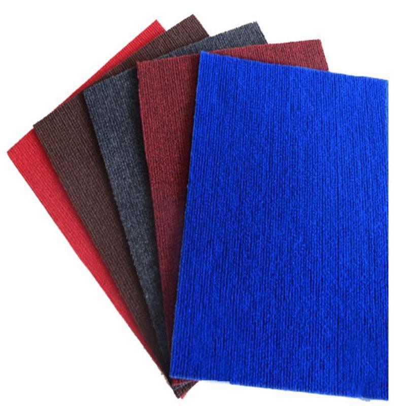 Glue Sticky Back Solidly Ribbed Surface Exhibition Carpet
