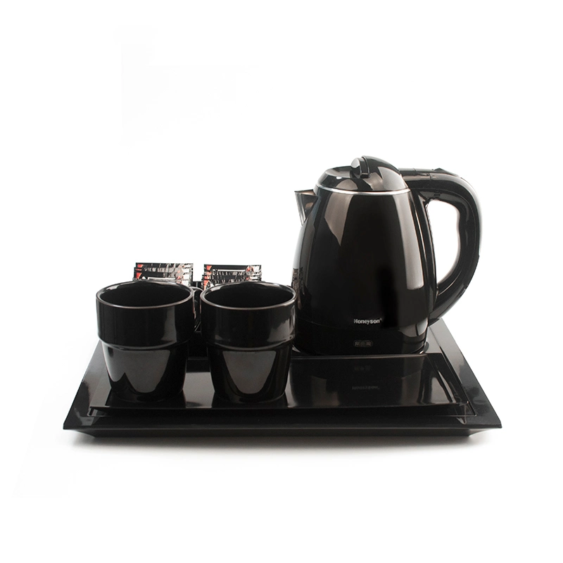 Hotel Supplies/Hotel Guest Supplies and Restaurant Supplies Electric Kettle Tray Set for Hotel Guest Room