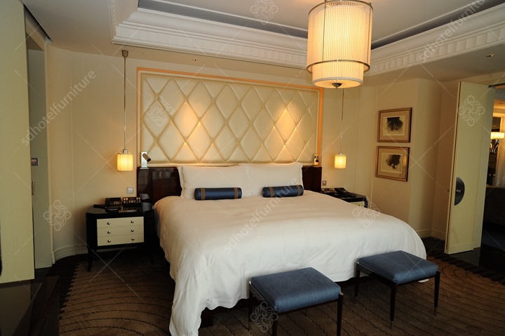 Foshan Shangdian Luxury 5 Star Hilton Marriott Hotel Guest Room Furniture Sets for Sale