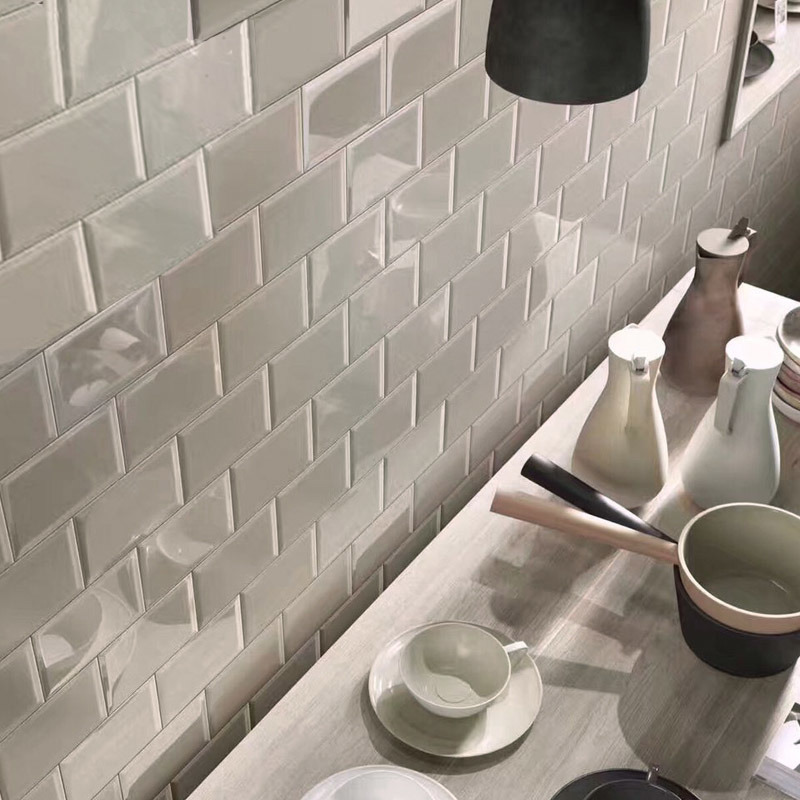 Nordic Gray Tiles Kitchen Toilet Wall Tiles Balcony Tiles Gray Metro Tiles