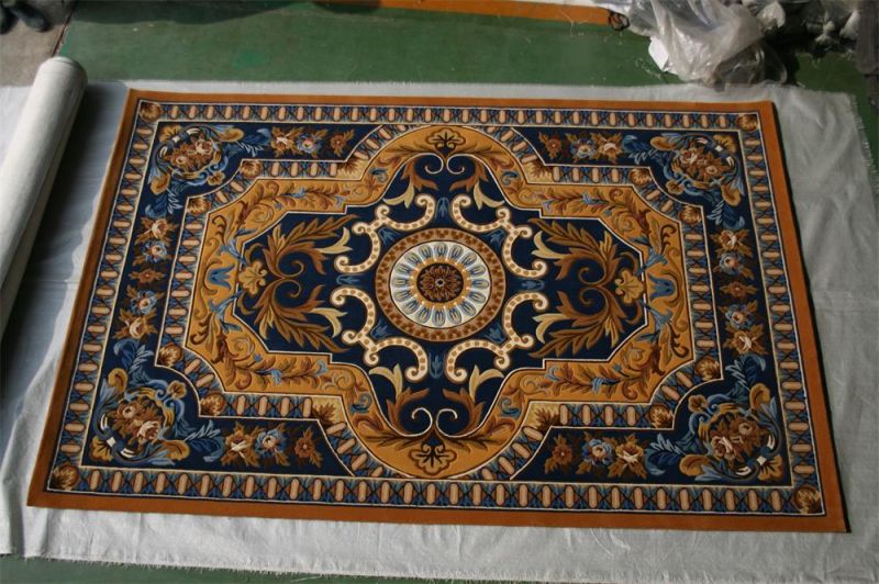 Wool and Silk Carpet Handtufted Carpet Popular in Russia