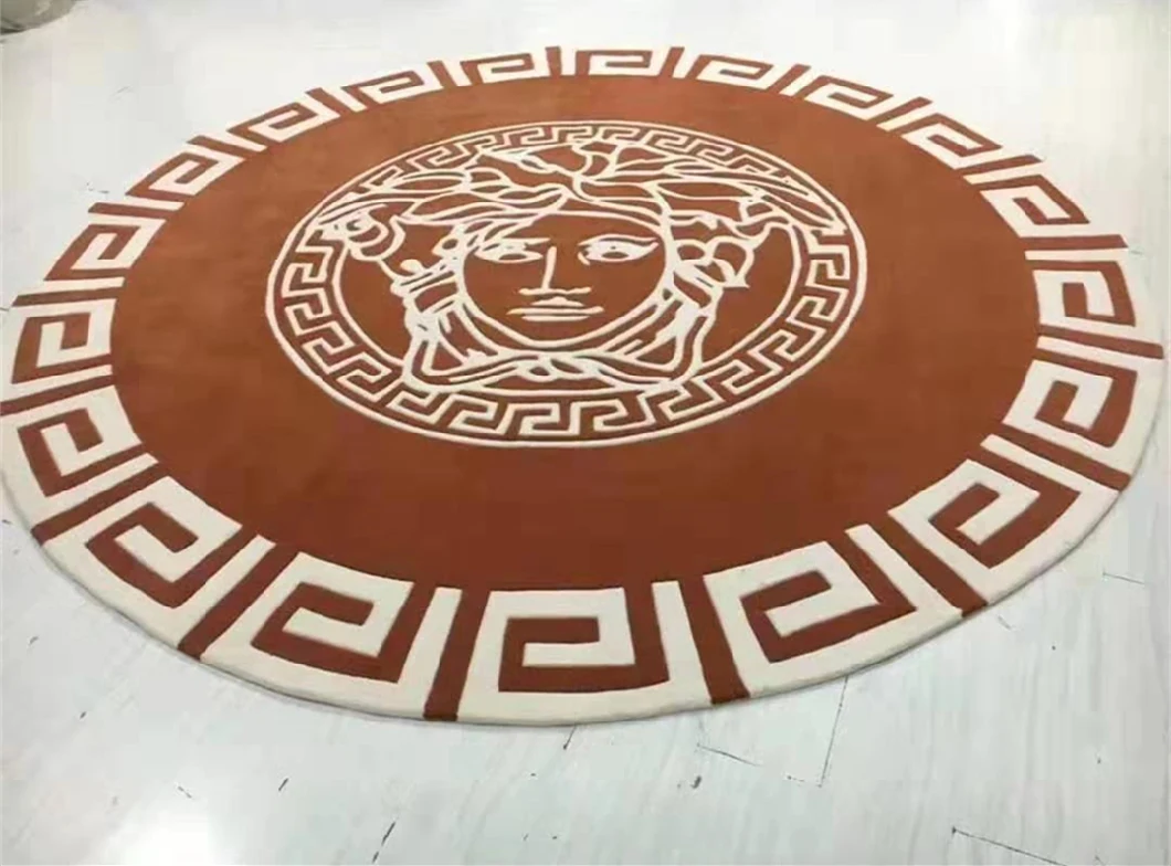 Manufacturer Vesace Logo Design Hand Tufted Carpet Hand Made Carpet/Rug for Living Room