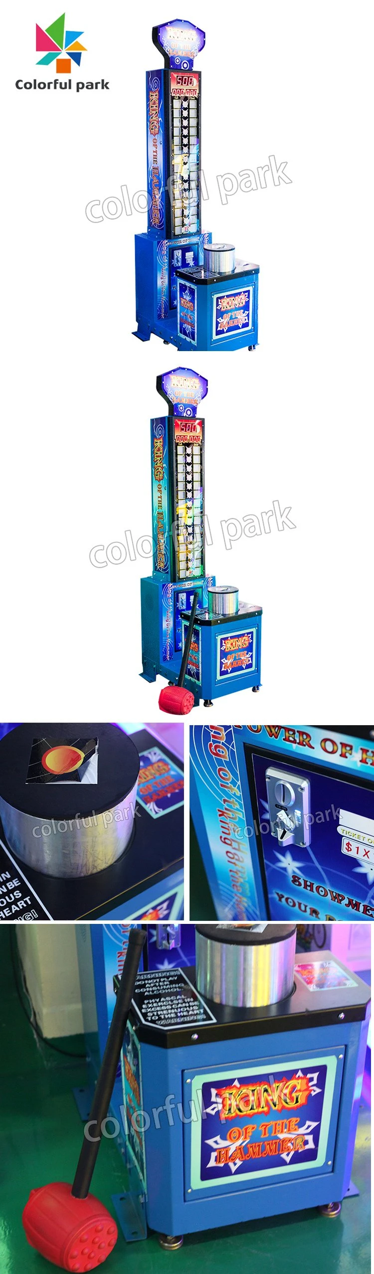 Playroom Amusement Equipment Kids Hitting Game Video Game Machine