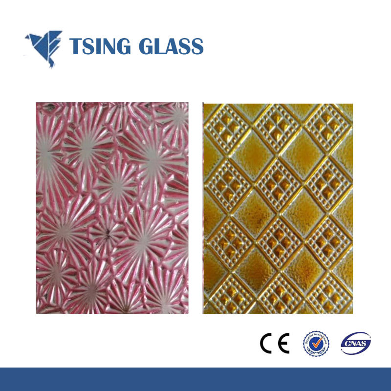 6mm Patterned Glass Figured Glass Pattern Glass for Furiniture