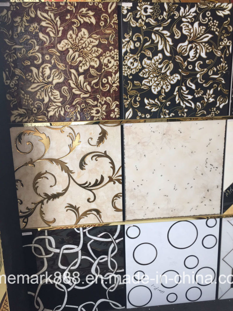 Decorative Glossy Crystal Porcelain Carpet Tile for Hotel Floor
