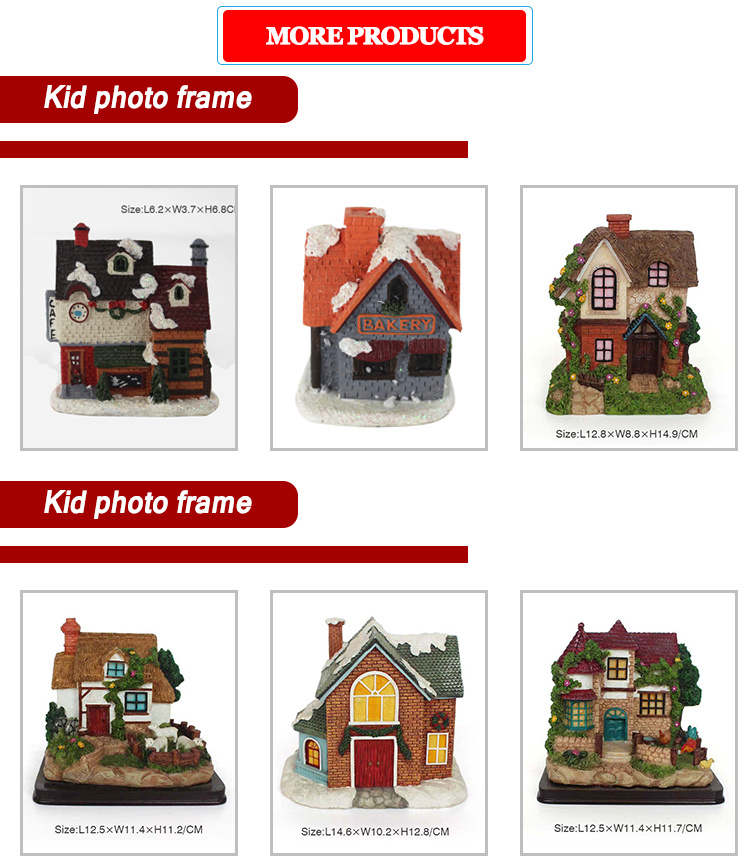 Cheap Price House Statue Home Decoration for Children's Gift