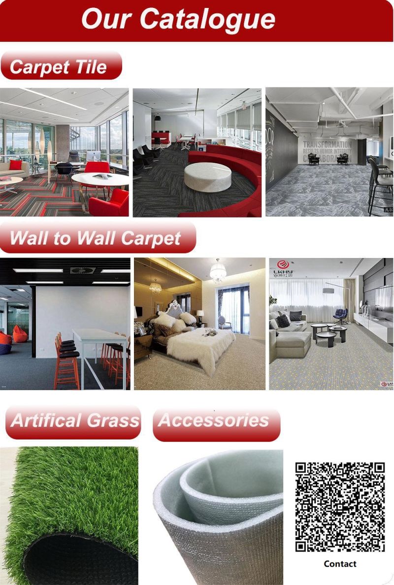 Peel and Stick Commercial Carpet Tile, Wrinkle-Resistant Exhibition Plush Carpet Tiles, Square Carpet Tiles Nylon Flooring Tile, Decorative Carpet Tiles