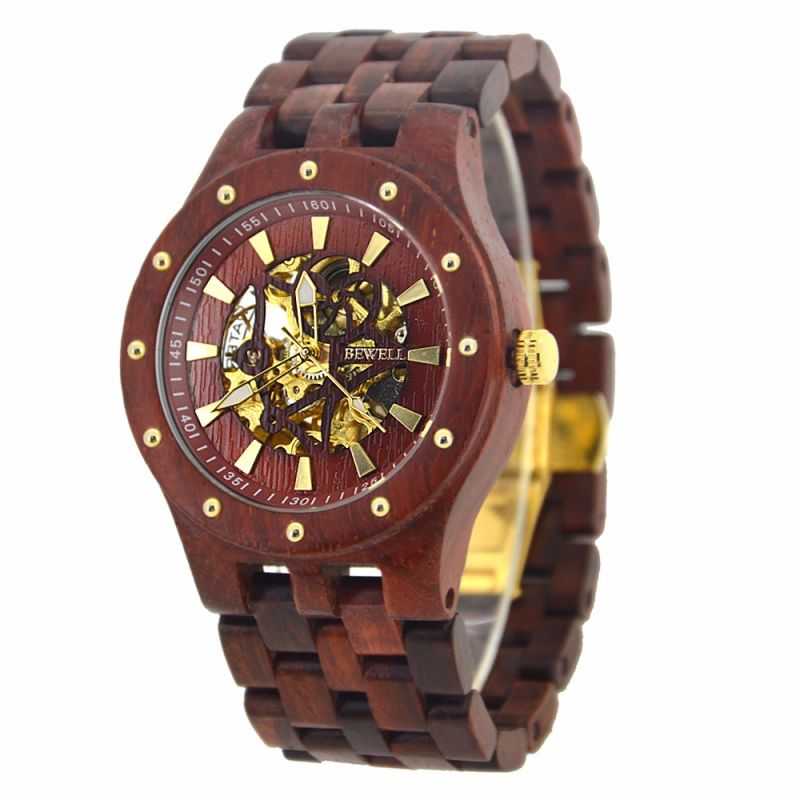 Trade Assurance Four Color Can Be Choose Personalized Art Wood Watch