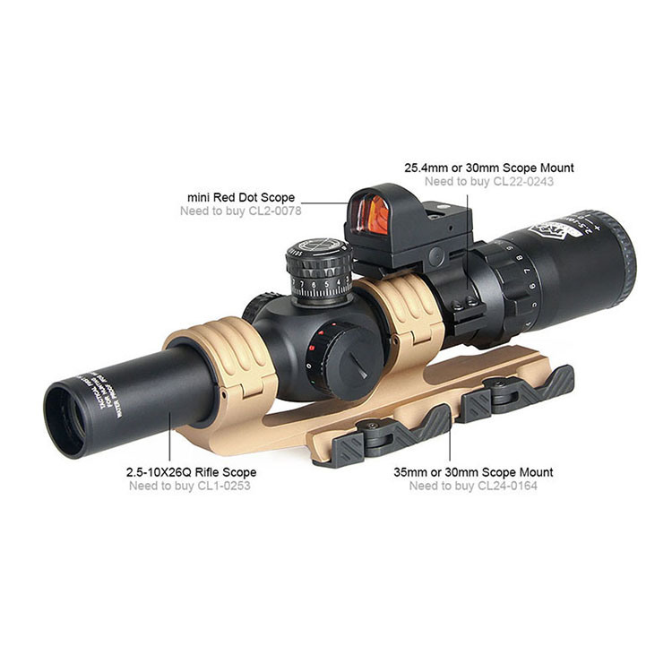 Hunting Accessories Red Green Illuminated Reticle Sniper Brand Rifle Scopes