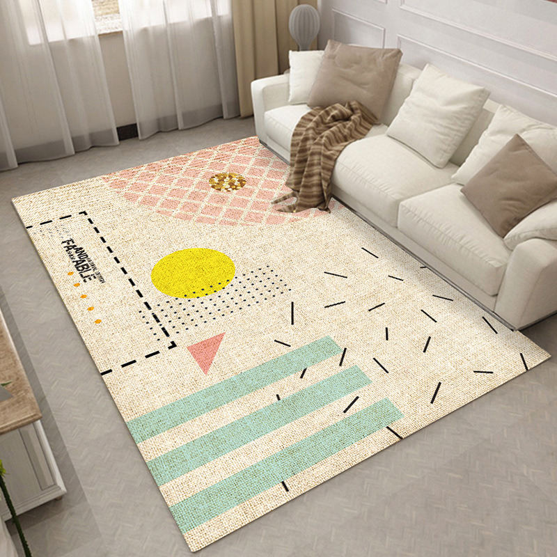 Nordic Modern Style Carpet for Living Room Home, Multi-Size