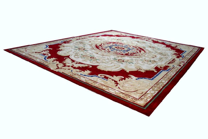 Floor Rugs and Carpet Nylon Material Fashion Geometry Bamboo Wool Rug Carpets