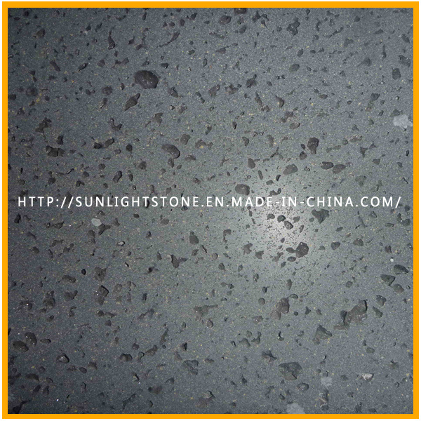 Cheap Natural Hainan Grey Lava Stone Tile, Grey Basalt Tiles