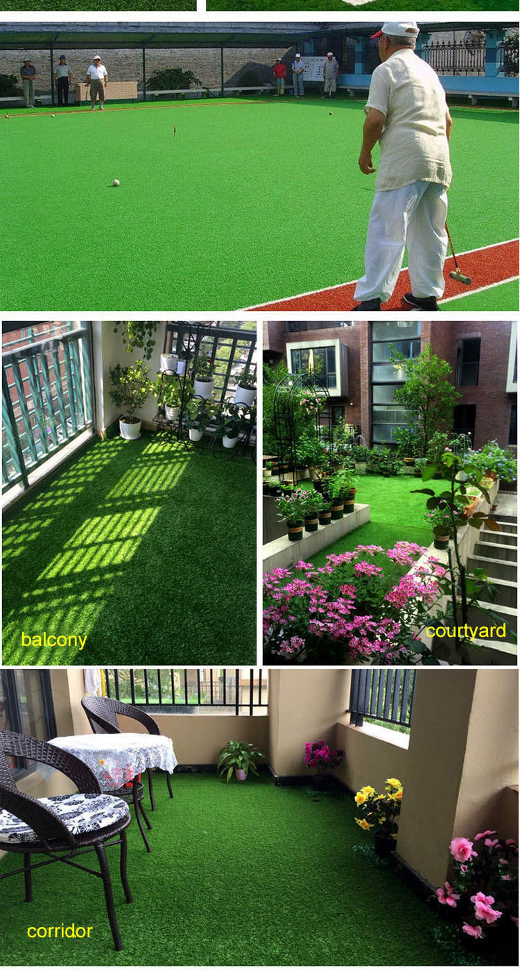Landscape Decorative Artificial Turf Artificial Lawn Synthetic Grass for Garden