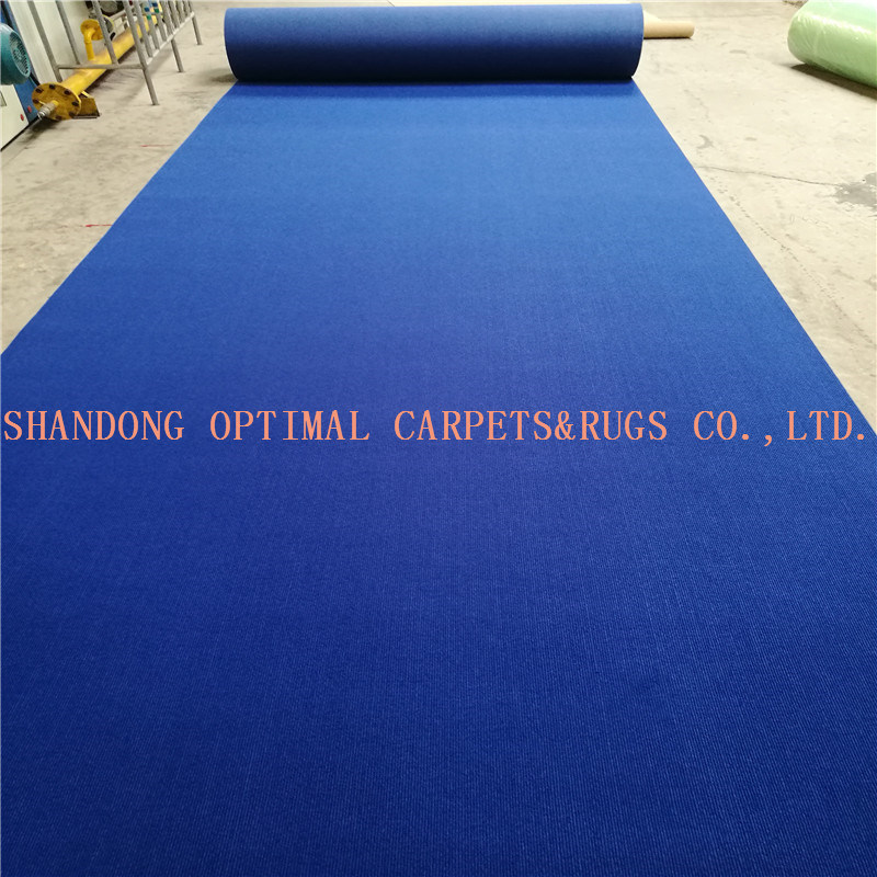 Pet Polyester Nonwoven Ribbed Exhibition Carpet Price