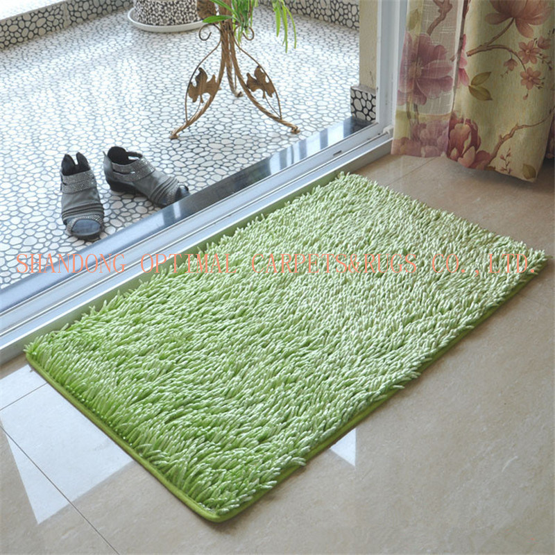 Floor Mat Chenille Fluffy Bedroom Rug Bath Doormat Carpet