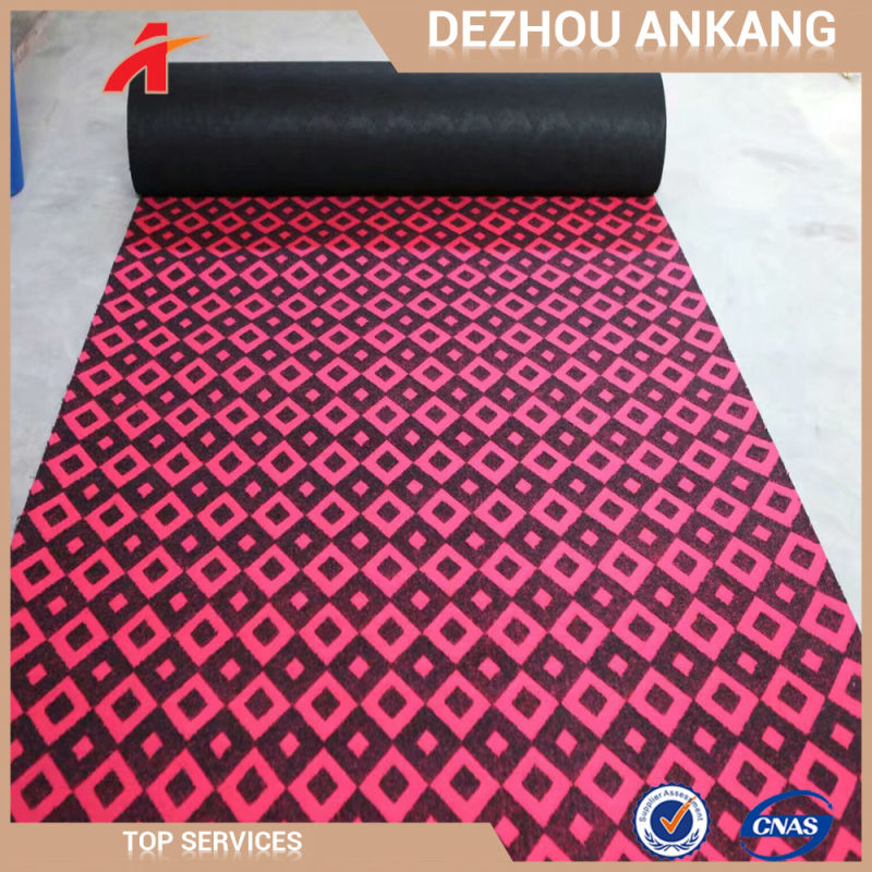 New Design Jacquard Style Needle Felt Carpet for Hotel