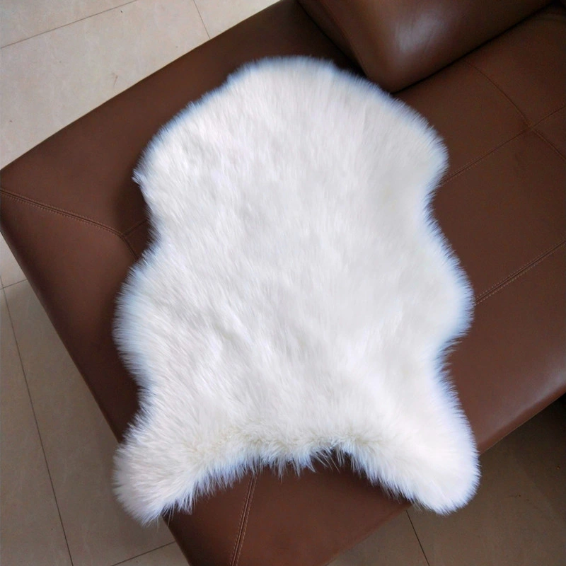 Microfiber Synthetic Sheepskin Imitate Faux Fur Area Rug Carpet