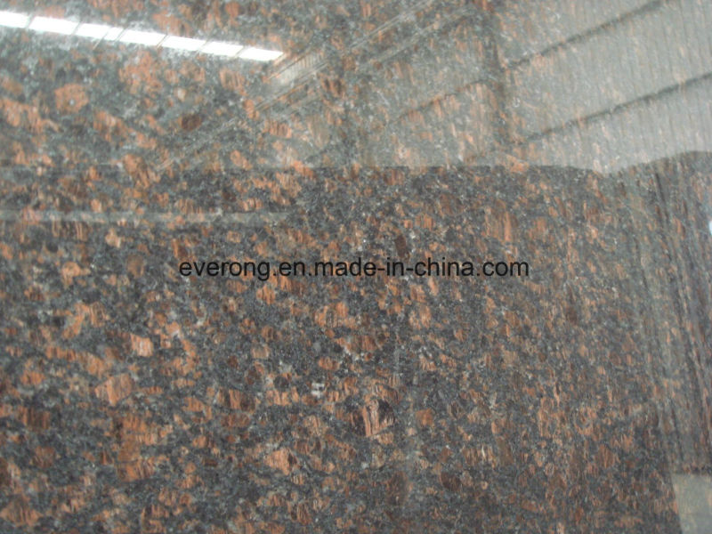 Polished Indian Brown/ Tan Brown / Coffee Brown/ Coral Brown Granite Slab for Floor, Wall Tile