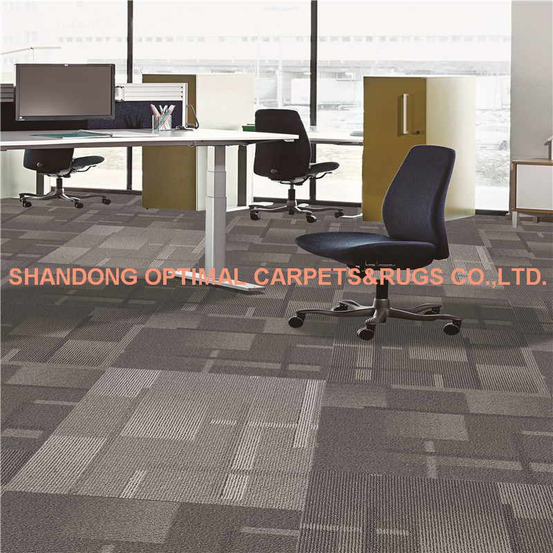 Office Carpet High Traffic Tiles with PVC Backing