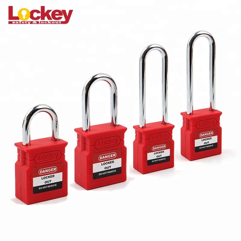 Lockey Loto 38mm Nylon Shackle Safety Padlock with Master Key