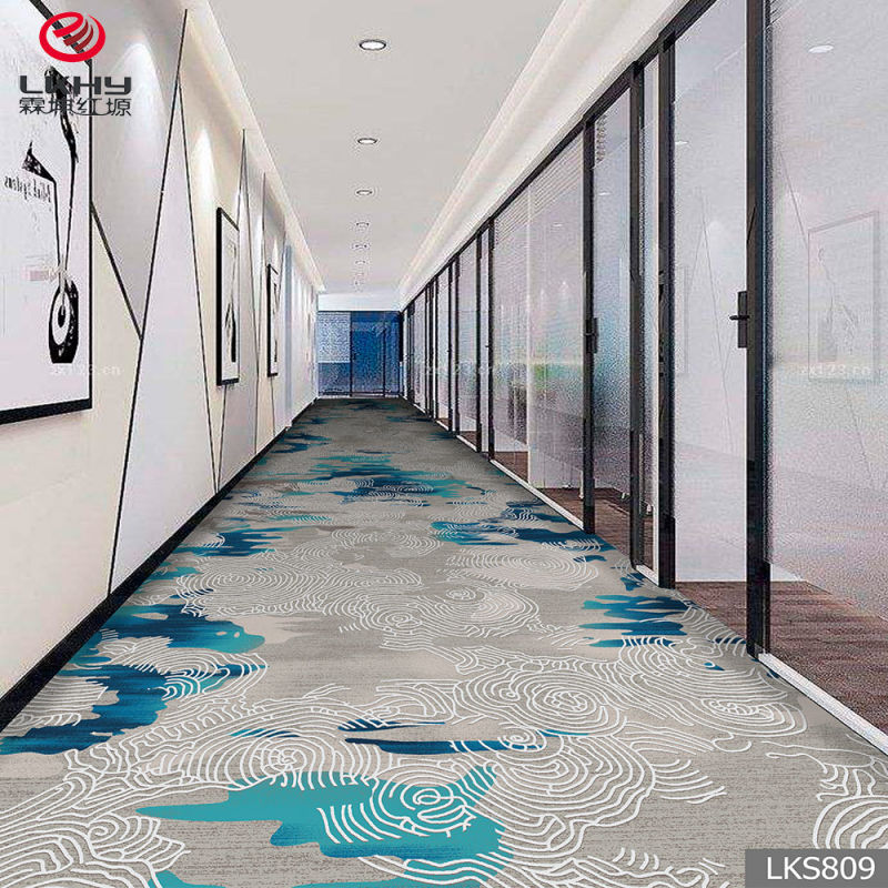 Hotel Corridor Printed Wall to Wall Carpet