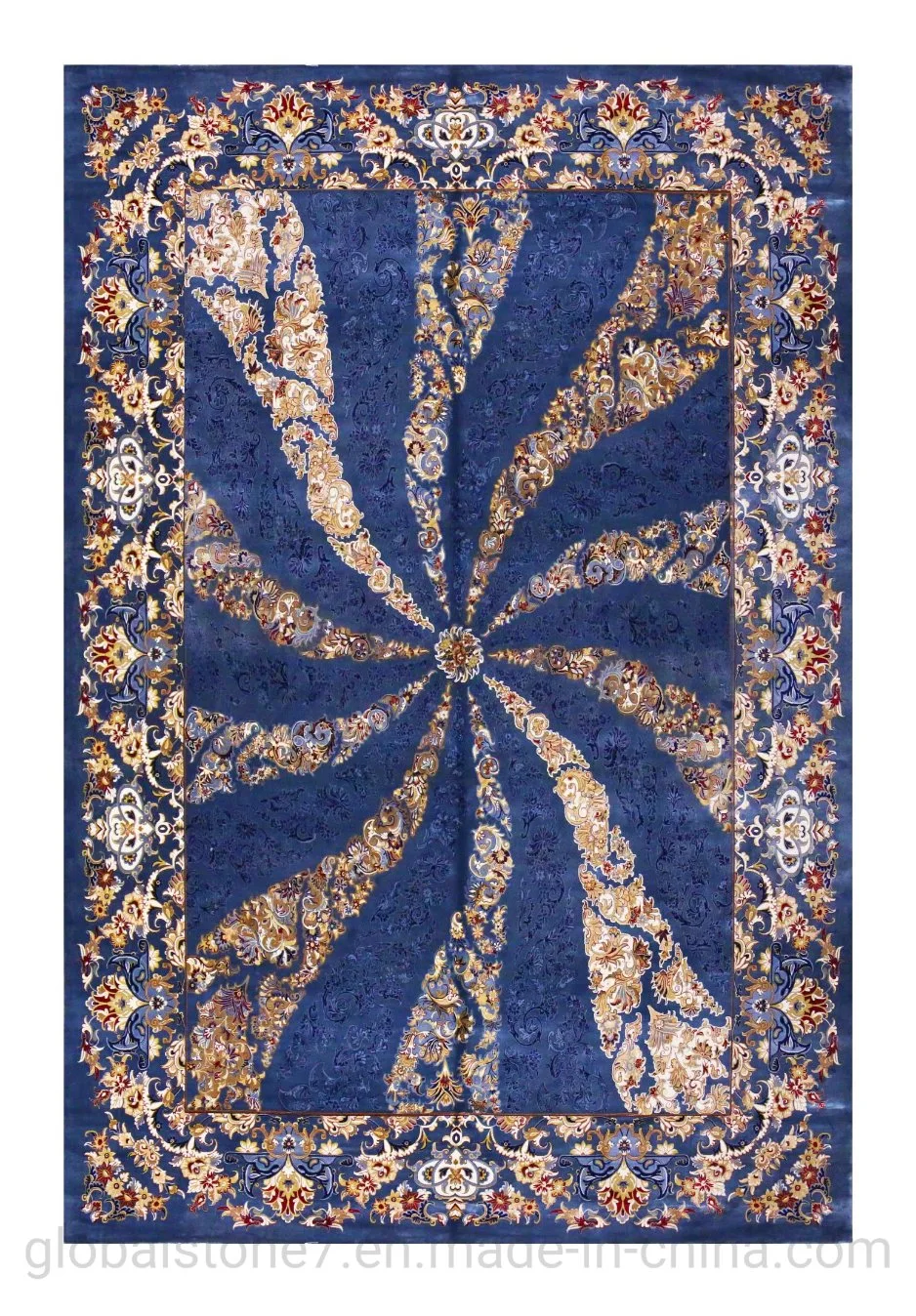Hand Knotted Silk Carpets Floor Bamboo Rugs for Home Decor (AR-B-M-2009161)
