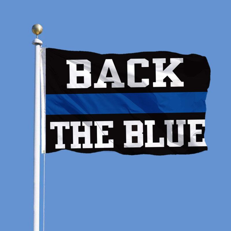 Thin Blue Line Police Lives Matter Flag Back The Blue Flag