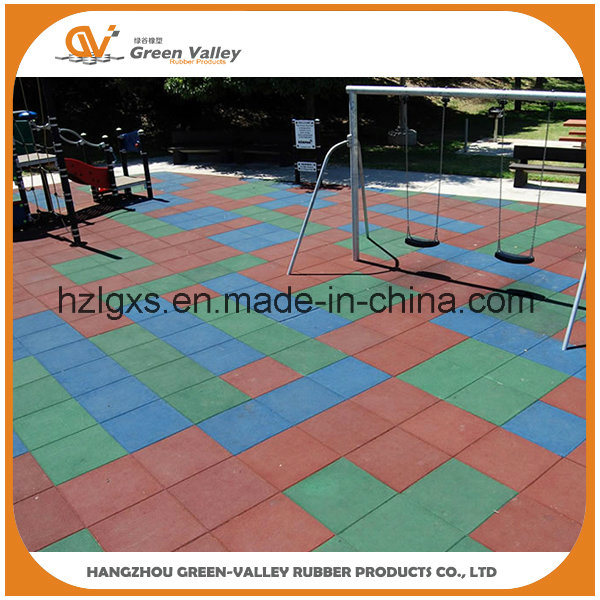 En71 Approved Playground Rubber Mat Floor Rubber Tile for School
