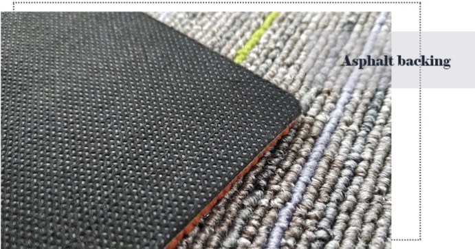 Anti-Slip Flooring Carpet Tiles in PVC Carpet Tiles for Indoor Application