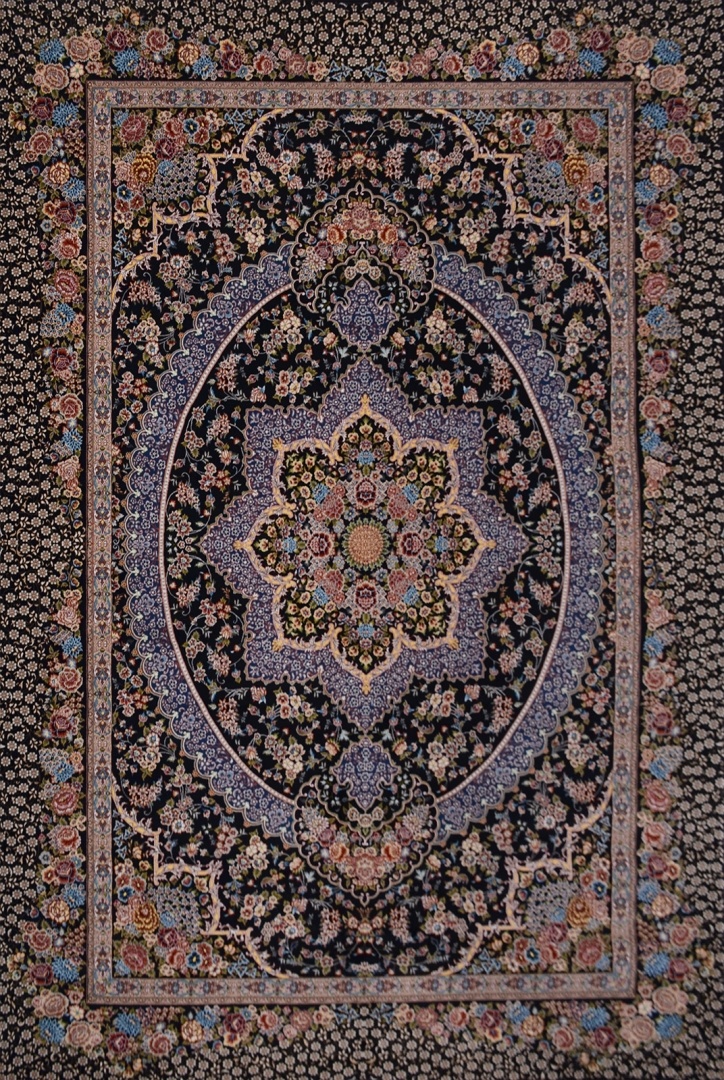 Luxury Persian Style Carpet Acrylic Living Room Rug Floor Carpet