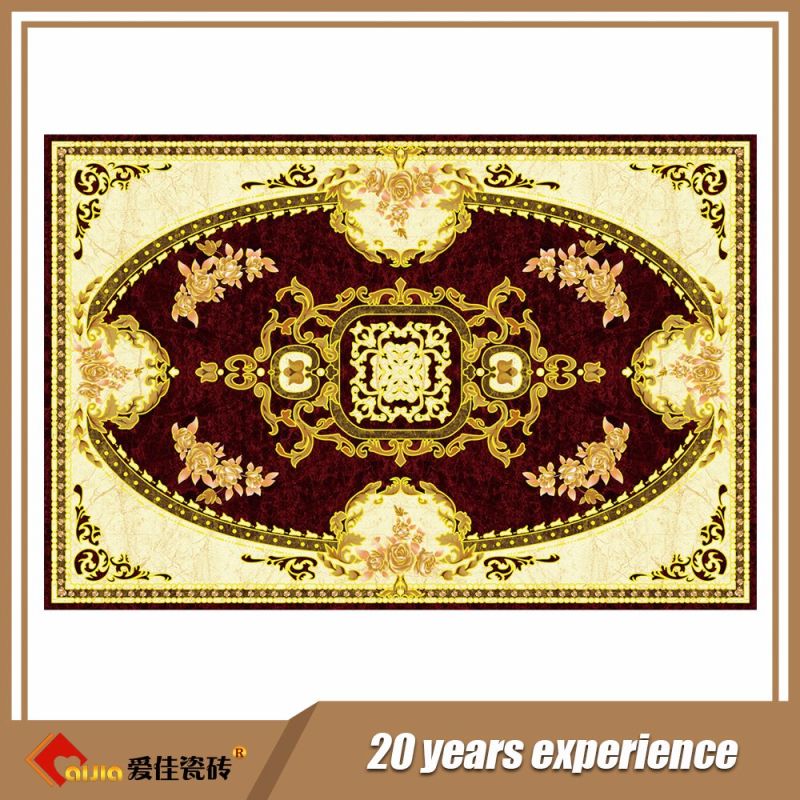Manufactory of Gloden Decorative Carpet Tile (BDJ601477A)