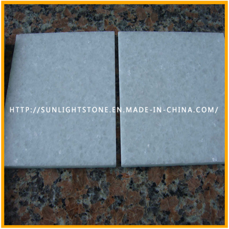 Cheap China Pure White /Crystal White Marble Large Floor Tiles