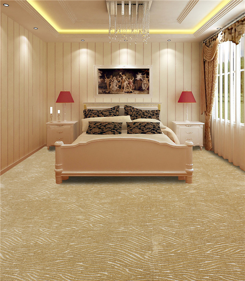 Cut and Loop Pile Wall to Wall Carpet Roll Commercial Hotel Home Office Carpet Factory Wholesales Good Quality Carpet Bedroom Carpet