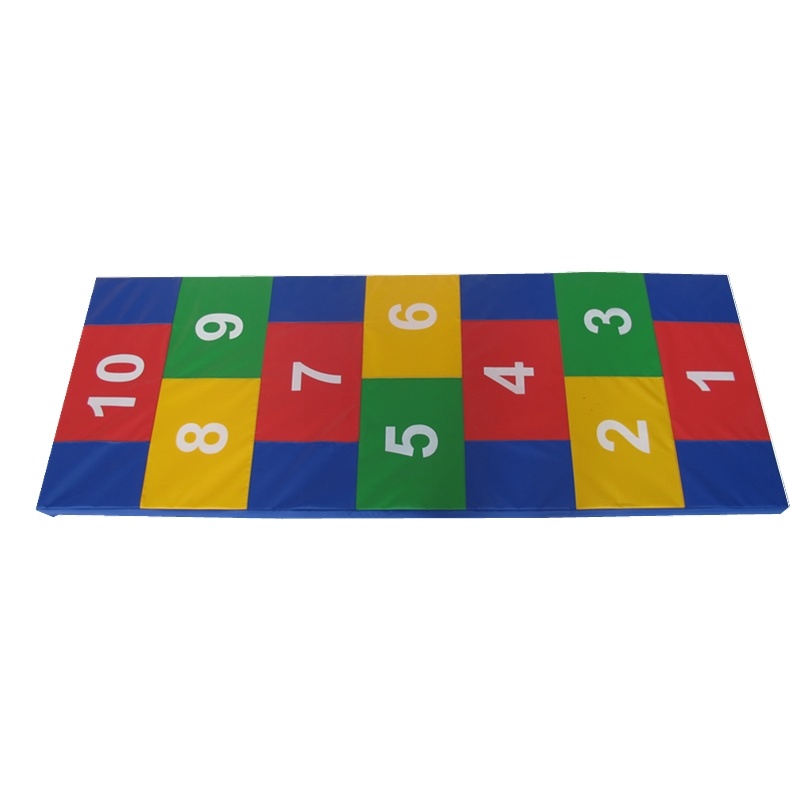 Kids Customized Gymnastic Floor Exercise Mat Colorful Number Play Mat
