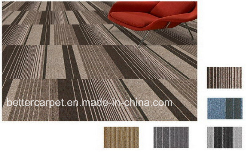 Stock Cut Pile and Loop Pile Carpet Tile New Design for Living Room or Bedroom China Supplier