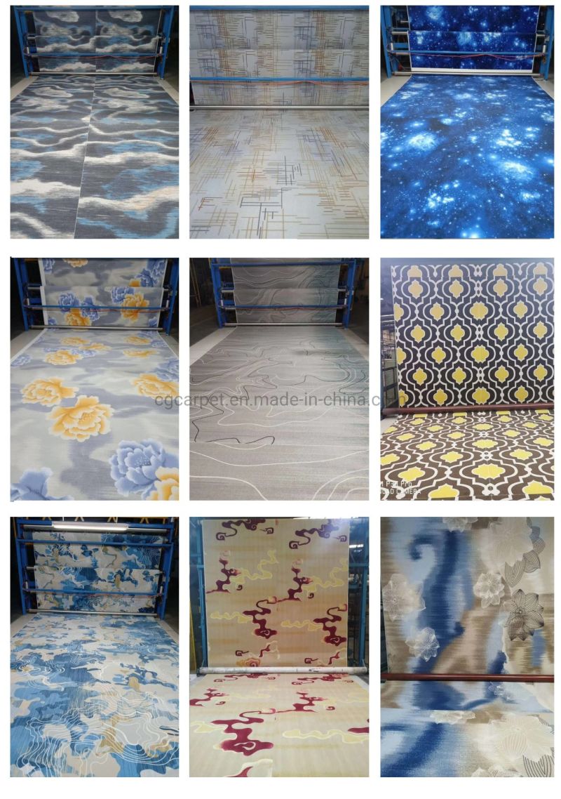 Polyester Print Carpet Nylon Print Carpet Broadloom Carpet Cinema Carpet