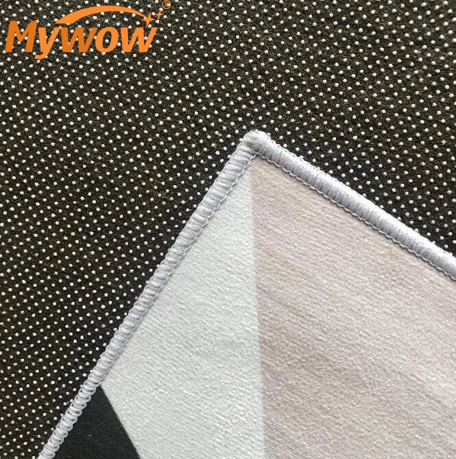MyWow Anti Slip Logo Printed Carpet 100% Polyester Rug