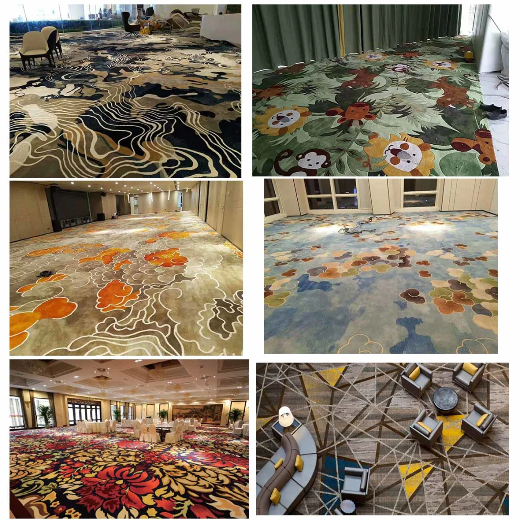 Manufacturer Vesace Logo Design Hand Tufted Carpet Hand Made Carpet/Rug for Living Room