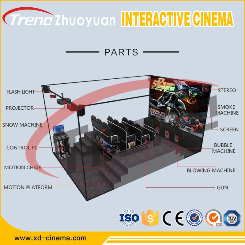 2020 Newest 7D Cinema Amusement Park Virtual Reality Chair Simulator Cinema