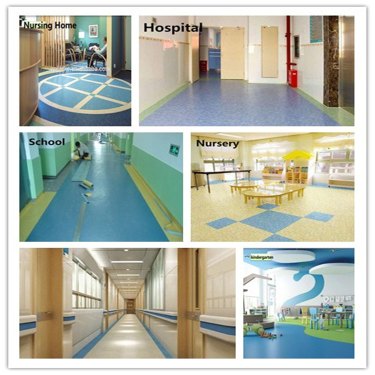 PVC Commercial Industrial Waterproof Carpet for School, Hospital, Office