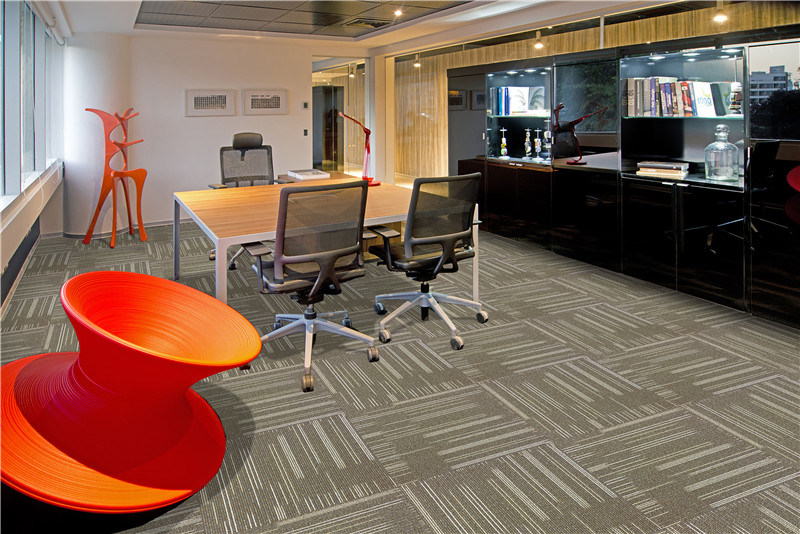 B1 Fireproof Carpet Tiles 50X50cm Commercial Carpet Office Carpet Hotel Carpet Modular Carpet Nylon Surface PVC Backing