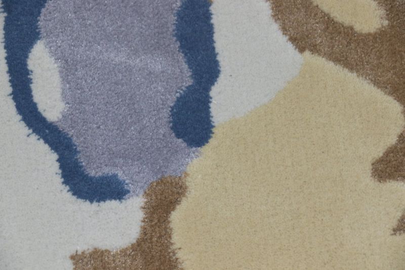 Paiting Rugs Wool Carpet Acrylic Rug Hand Tuft Silk