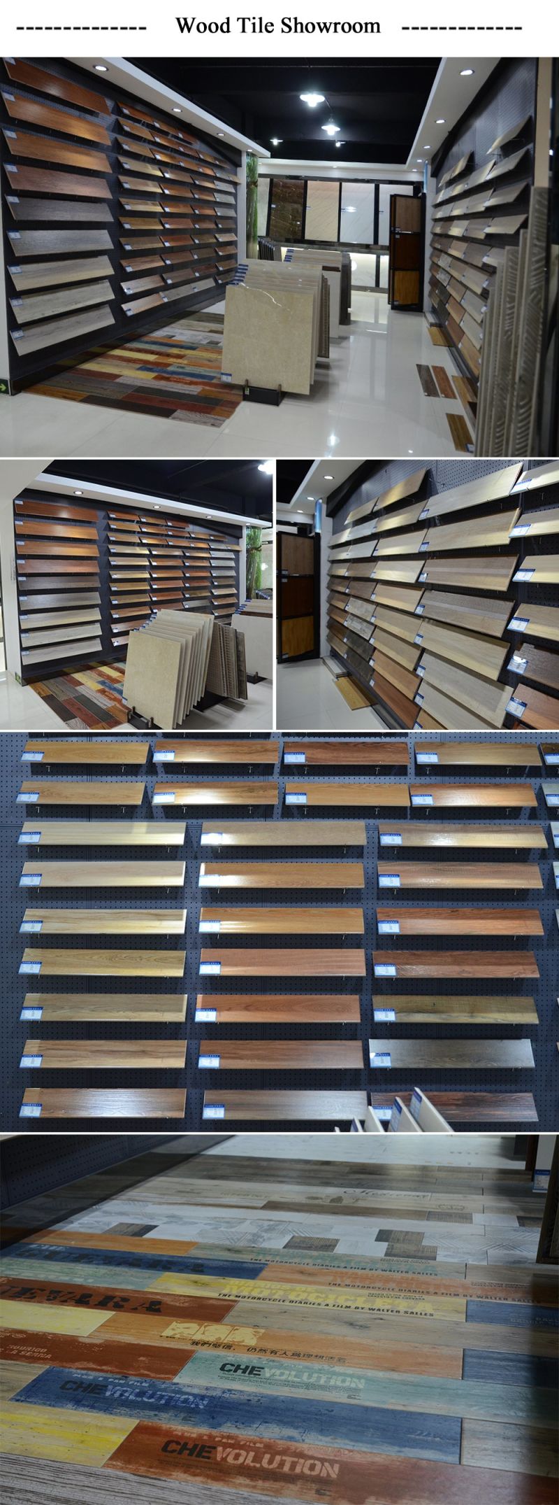 150X600mm Glazed Printing Surface Wood Grain Floor Tile