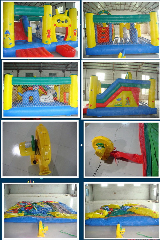 Children Favourite Playing Game Inflatable Castle Slide with CE
