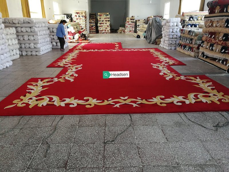 Hot Sell 100% Wool Hand Made Carpet Tile