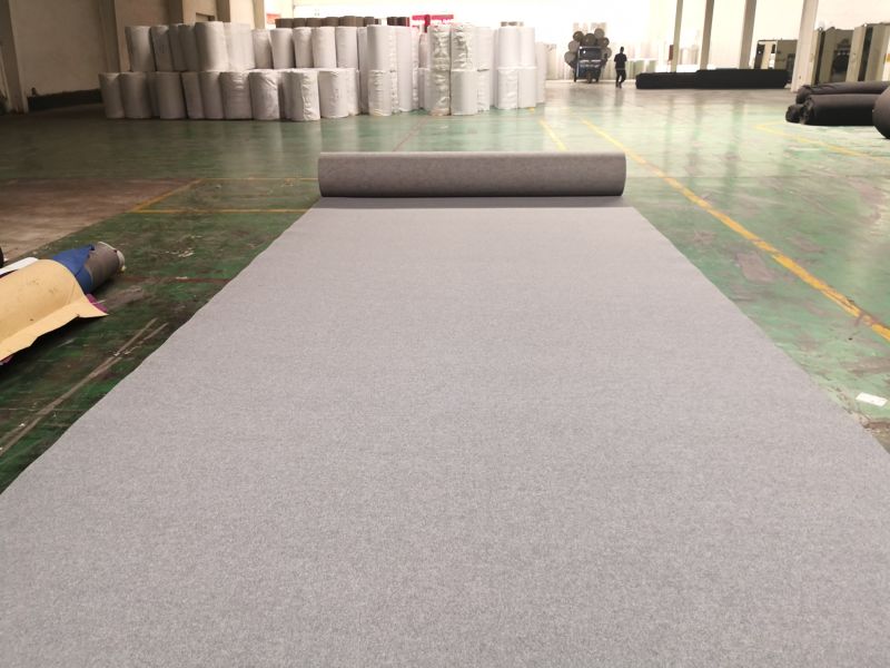 Glue Back Plain Exhibition Carpet for Event