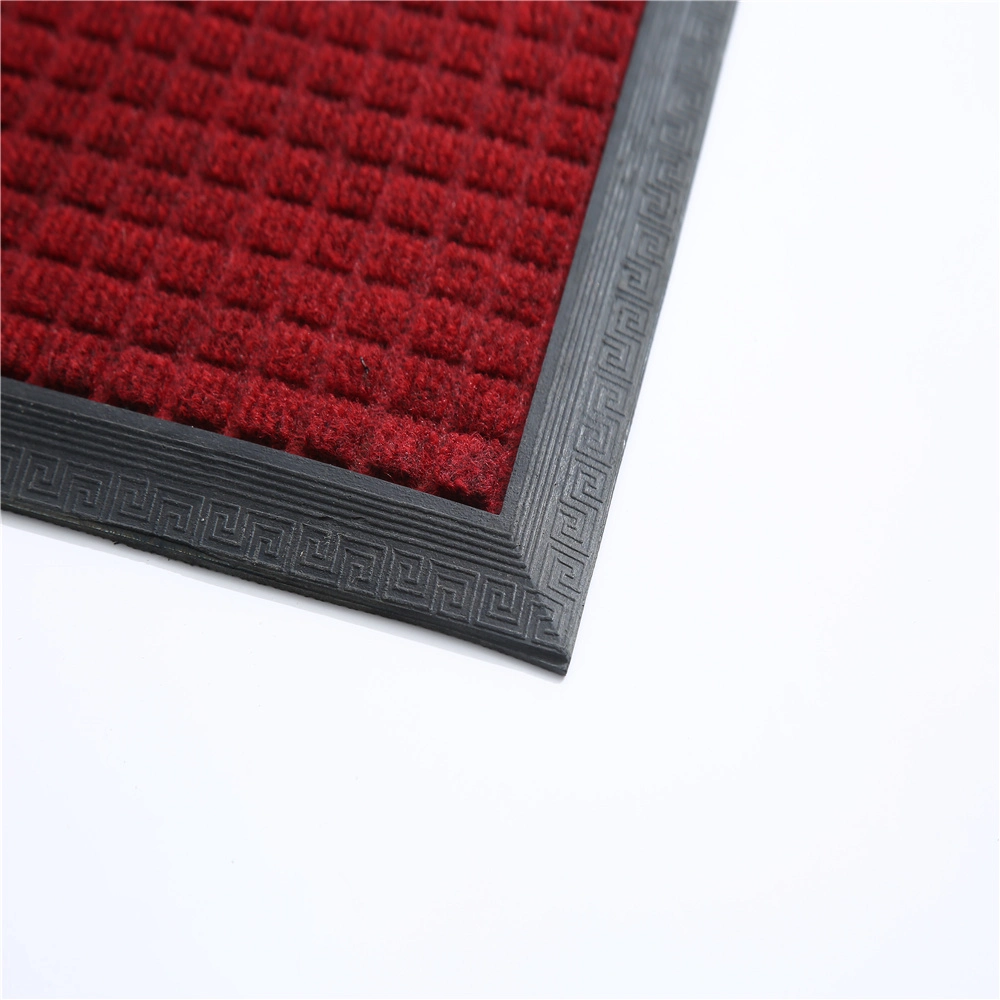 Indoor and Outdoor Door Mats with Large Household Nylon Carpet and Rubber Bottom