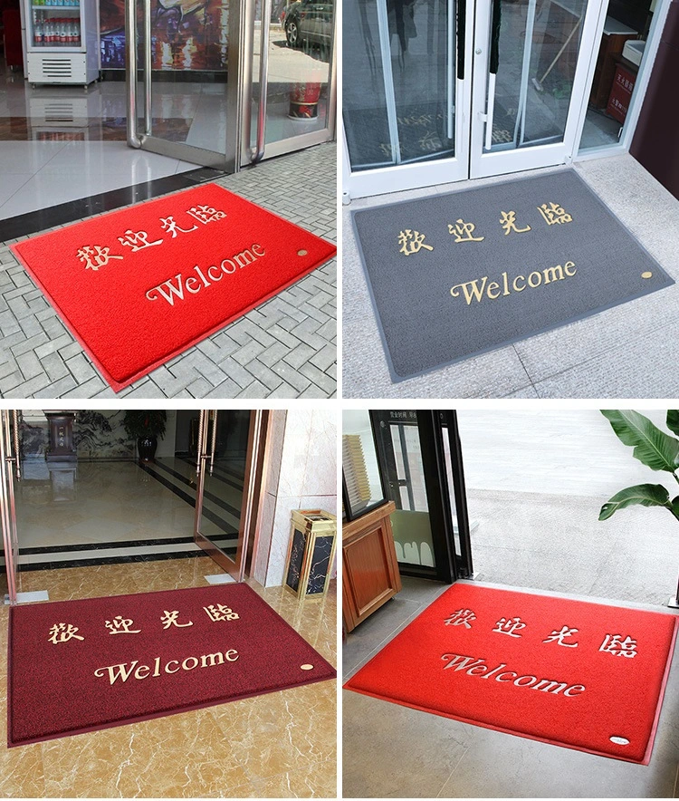 PVC Welcome Door/Welcome/Door/Kitchen/Flooring/Swimming Pool Mat/Carpet/Rug with Foam Backing